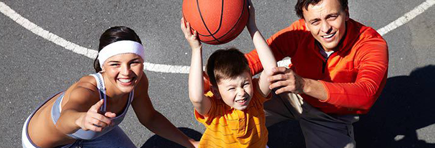 panier de basket sur pied