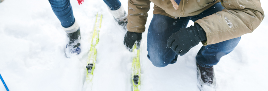 fixations de mes skis de rando